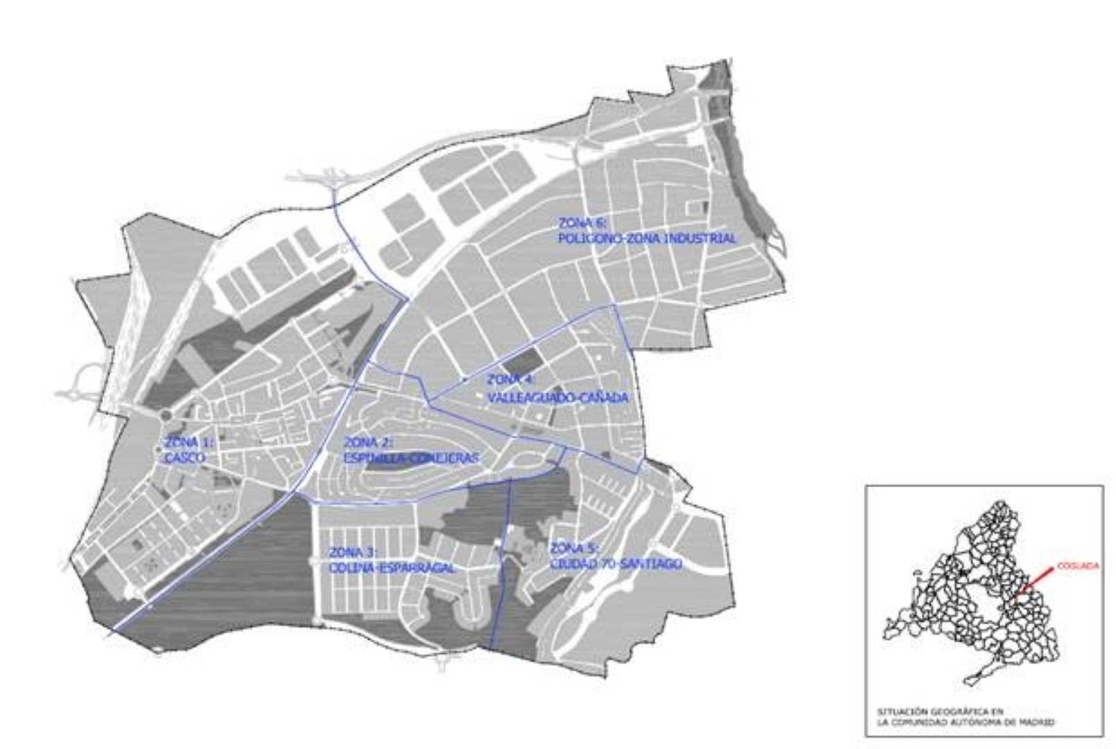 Plan Asfaltado de Coslada, 330.000 metros cuadrados de asfalto renovado - Eiffage Infraestructuras - plano